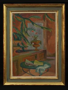 Op het terras, ca. 1920s